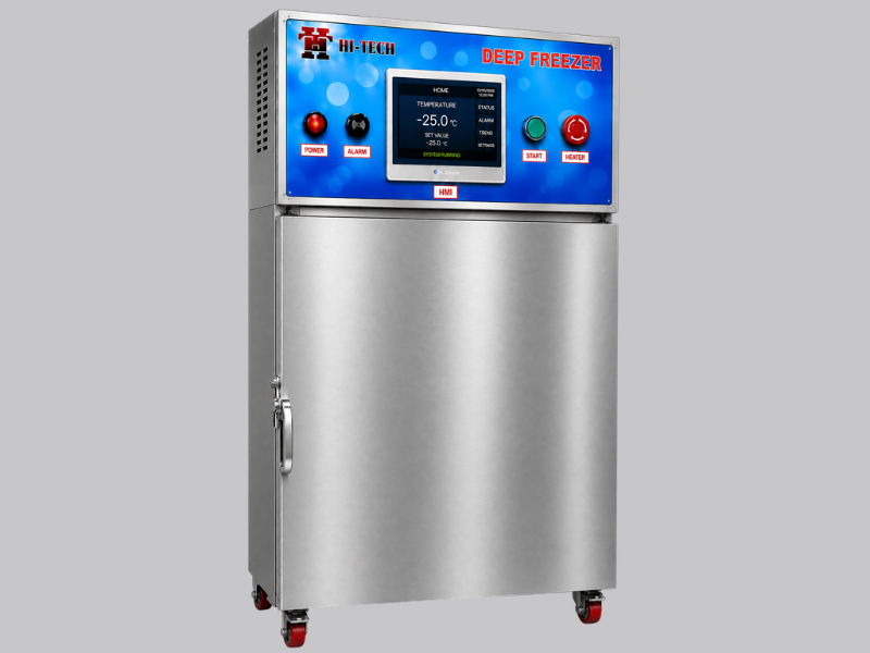Deep freezer for sub-zero storage