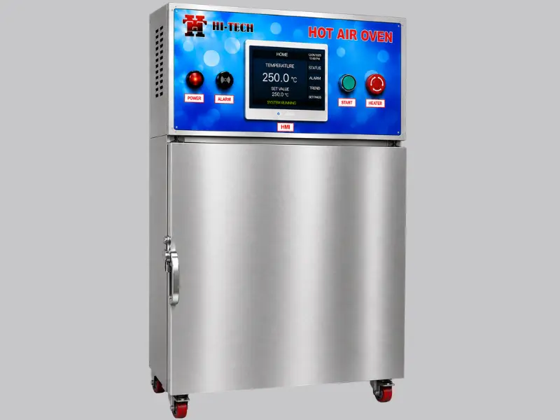 Hot air oven for sterilization and drying